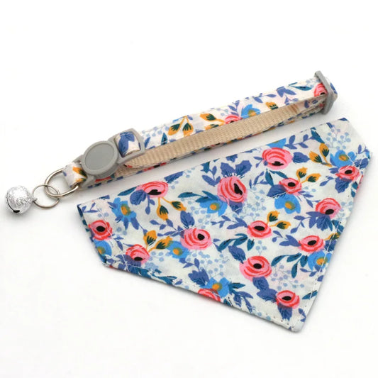 Adjustable pet collar and/or bandana 