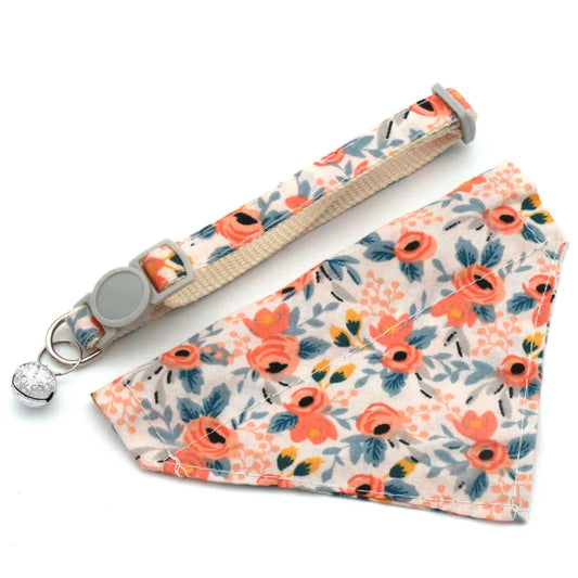 Adjustable pet collar and/or bandana 