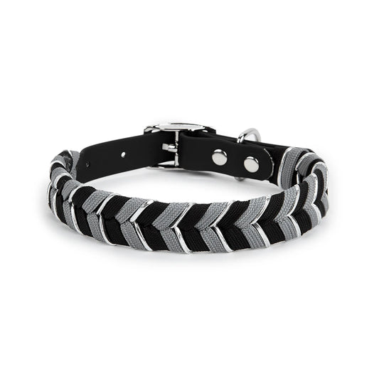 Exclusive handmade pet collar with modern and colorful design 