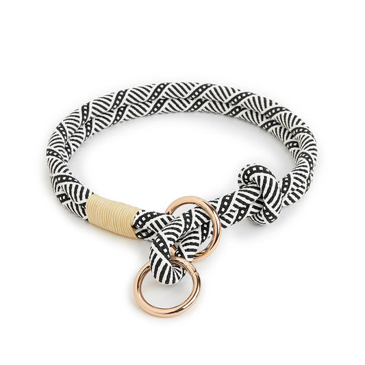 Adjustable nylon dog collar