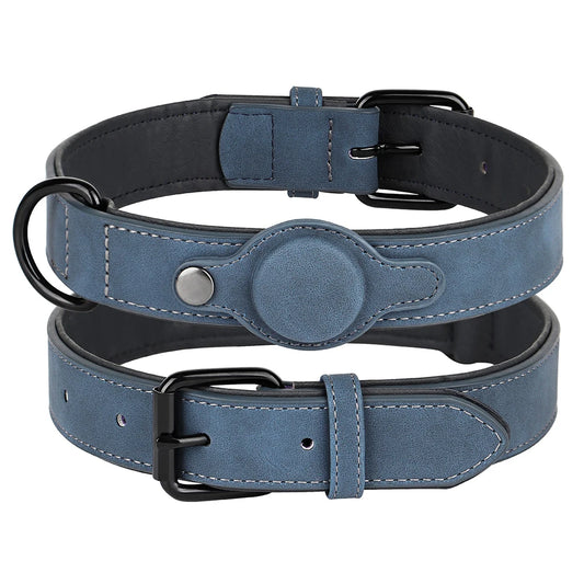 Faux Leather GPS Collar