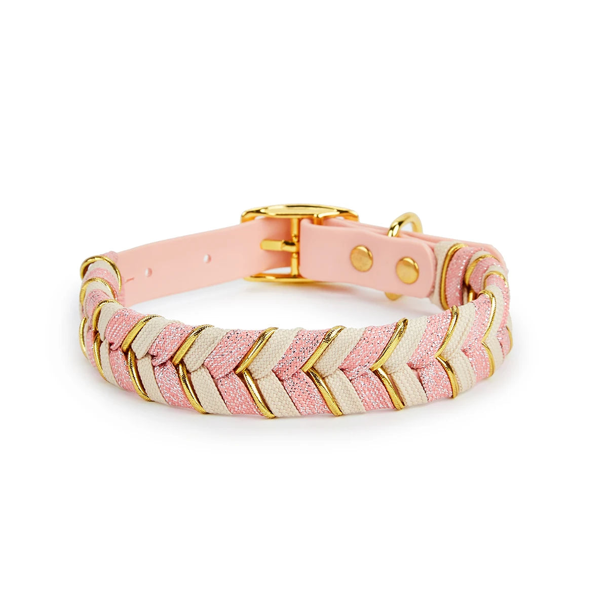Exclusive handmade pet collar with modern and colorful design 